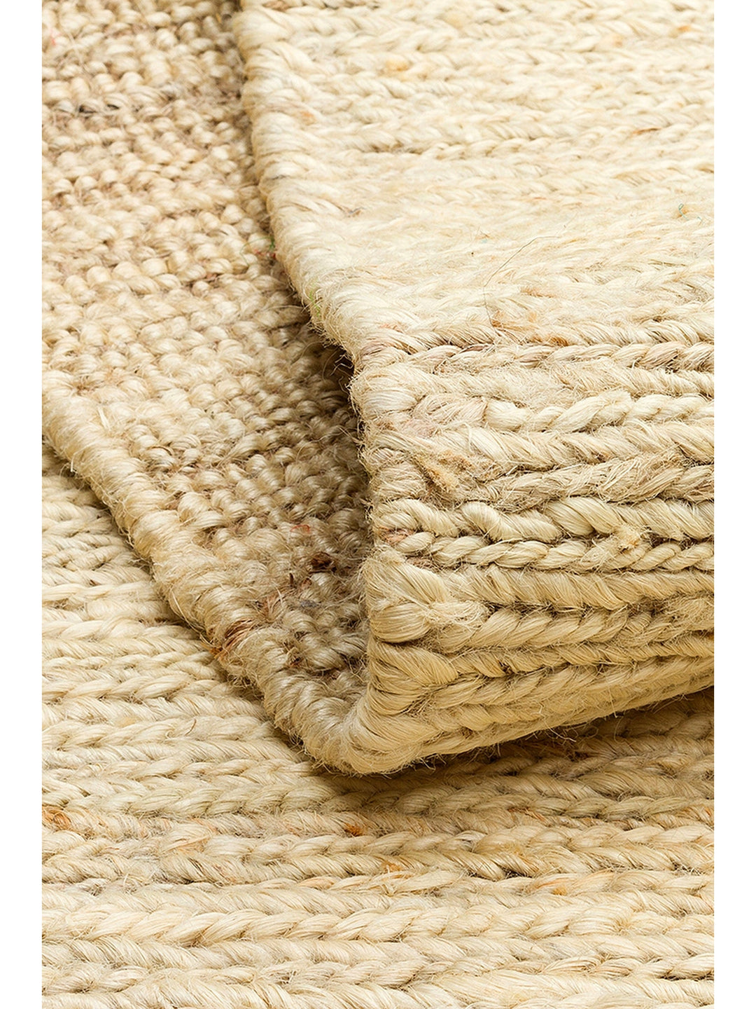 Tapestry Series 100% Jute Sumac Style Hand Knitted Living Room Sitting Room Bedroom Carpet IVORY