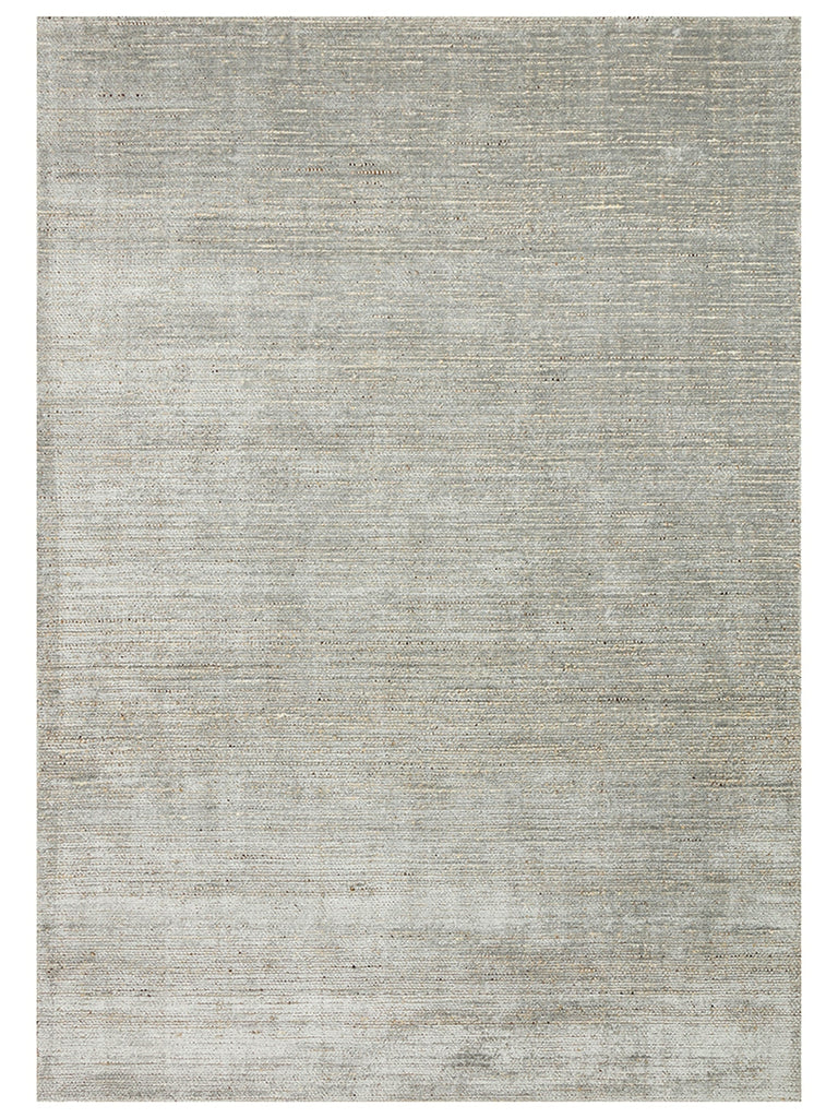 Kelly Series 100% Natural Wool and Viscose Hand Woven Living Room Sitting Room Bedroom Carpet GREY